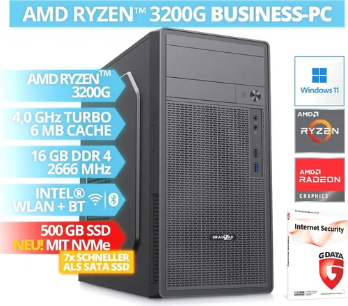 PCs bis 400 Euro von BRAINZAP