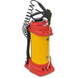 Mesto Hochdrucksprühgerät Ferrox Plus 3585P - 10 Liter, 6 bar Druck - Gartensprühgerät für Profis mit robustem Stahlbehälter, gepolstertem Trageriemen und 360° drehbarem Spritzohr für optimale Reichweite.