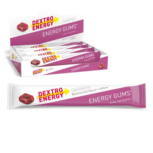 Energy Gums in schwarz von Dextro Energy