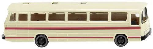 Wiking Modelleisenbahn-Straße Wiking 097102 N - Mercedes Benz Reisebus O 302, originalgetreues Modell in hellelfenbein für Sammler ab 15 Jahren