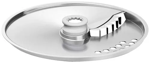Bosch MUZ9PS1 Pommes-Frites-Scheibe - Zubehör für Küchenmaschinen, ermöglicht die einfache und schnelle Zubereitung von frischen Pommes frites durch gleichmäßiges Schneiden von rohen Kartoffeln.