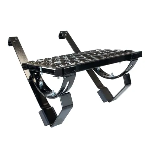 DAPRONA Laufrost Set für Flache Dachziegel - Dachleitern: Sicheres Laufrost Set aus verzinktem Stahl für flache Dachziegel, ideal für Schornsteinfeger und Handwerker, inklusive Montagematerial für einfache Installation.