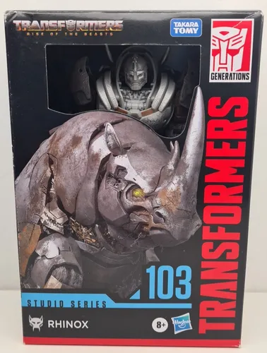 Transformers Rhinox Studio Series 103 - Verwandlungsfähige Actionfigur - Action- & Spielfiguren: Hochwertige Transformers Figur, transformierbar und verstellbar, ideal für Fans ab 8 Jahren.