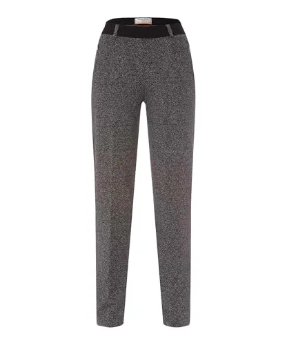 Raphaela by Brax Damen Lillyth Fine Tweed Jersey Hose - Elegante Schlupfhose in feiner Tweedoptik, super slim fit mit praktischen Reißverschlusstaschen, aus hochwertigem Viskose-Mix für optimalen Tragekomfort.