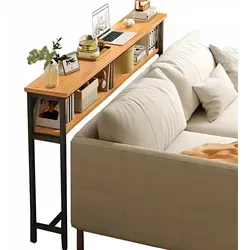 Konsolen-Loft-Regal Hinter dem Sofa Beistelltisch-Regal 100x20x102 cm