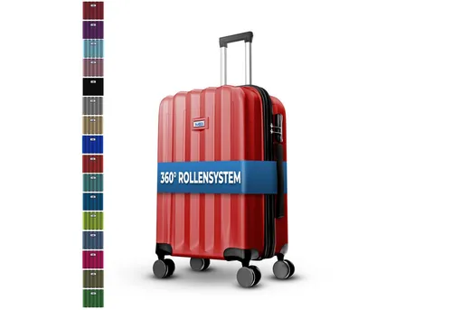 MTB Koffer Reisekoffer Rollkoffer Hartschalen Handgepäck ABS Dehnungsfuge, Handgepäck