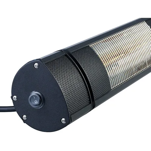 Semptec Urban Survival Technology Terassenstrahler: IR-Außen-Heizstrahler, Goldröhre, 3000 W, IP65, Fernbedienung, schwarz (Heizstrahler Wand Terrasse, Heizstrahler Terrassenheizer, wasserdicht)