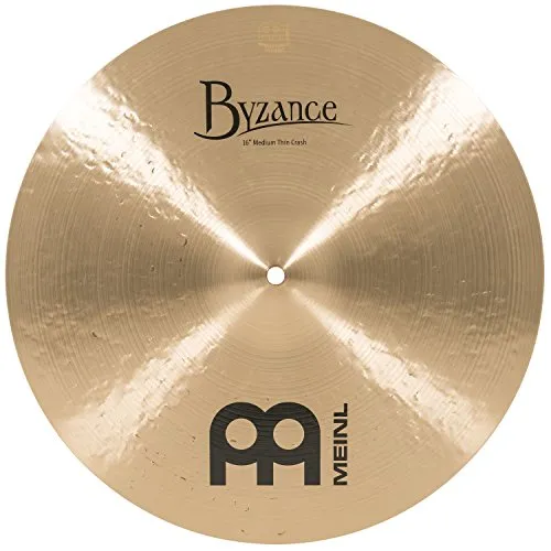 Meinl Byzance Traditional B16MTC Crash Becken - Hochwertiges Crash-Becken mit warmem, vollmundigem Klang, ideal für professionelle Musiker und anspruchsvolle Auftritte.