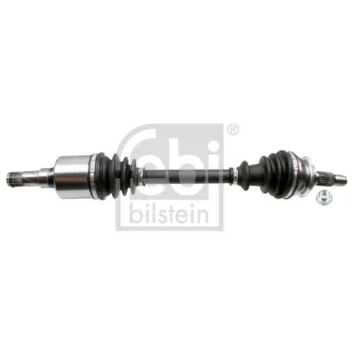 Antriebswelle FEBI BILSTEIN 182443 - Hochwertige Antriebswelle für Vorderachse links, inklusive Mutter. Perfekte Passform und zuverlässige Leistung für Ihr Fahrzeug, OE-Referenzen vorhanden.