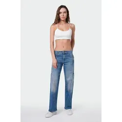 M.O.D Miracle of Denim NOVA Wide Leg Jeans Damen Blau