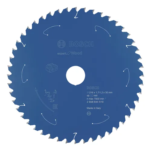 Kreissägeblatt Expert for Wood, 305x2,2/1,6x30, 60 Zähne - Sägeblatt für Akkusägen, ideal für präzise Holzschnitt und langlebige Qualität, geeignet für Holz und Holzfaserplatten.