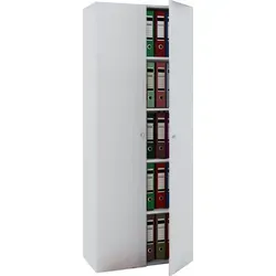 Büroschrank Vandol - Praktischer Aktenschrank für Ordnung - Büroschränke mit 5 Fächern für optimalen Stauraum. Hochwertige Metallbeschläge und zeitloses Design. Ideal für jedes Büro!