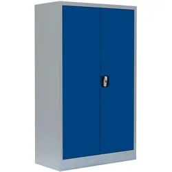Steelboxx Mehrzweckschrank 120x80x38cm - abschließbar und vielseitig - Hochschrank mit 2 verstellbaren Fachböden für optimale Aktenablage oder Werkzeuglagerung. Ideal für Büro, Lager oder Garage. Langlebige Stahlkonstruktion, sofort einsatzbereit!