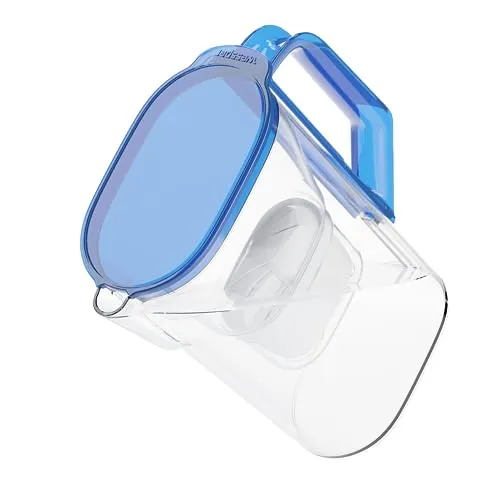 Wessper Wasserfilter Kanne 2.7L für Kühlschrank - Blau