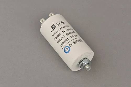 BSD Kondensator Motorkondensator Anlaufkondensator 14 uF / 450V