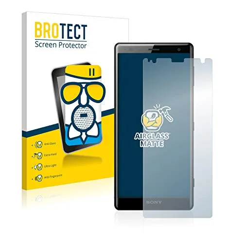 BROTECT Entspiegelungs Schutzglas für Sony Xperia XZ2 Schutzfolie Panzer Folie Glas Matt [Extrem Kratzfest 9H, Anti-Reflex, Anti-Fingerprint]