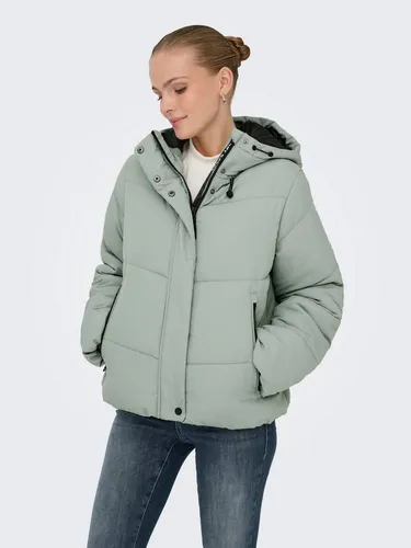 ONLY Damen Onlmaggi Life Short Puffer Cc OTW, Lily Pad, x_l - Funktionsjacken, hochgeschlossene Jacke für Jugendliche, bietet optimalen Schutz und Komfort bei kühlem Wetter.