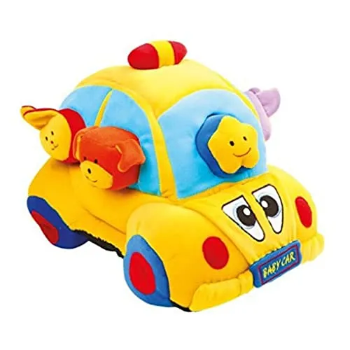 small foot 5517 Steck-Mobil, Baby Beschäftigungs weichem Plüsch mit vielen Steckelementen Spielzeug