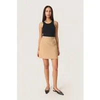 Rock A-shape Travertine beige - Stylischer A-Linien Rock in Beige, ideal für vielseitige Outfits. Bequem und pflegeleicht, perfekt für den Alltag.