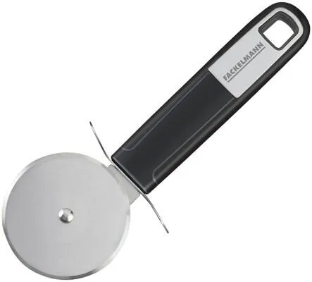 Fackelmann Sense Pizzaschneider, schwarz/silber