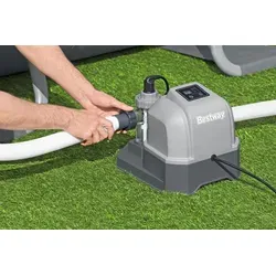 Bestway® Salzwasser-Chlorinator Hydrogenic™ 12 g/h, 100 W - Umweltfreundliche Poolpflege - Poolpumpen & Sandfilteranlagen - Die Bestway® Salzwasseranlage Hydrogenic™ verwandelt Salz in Chlor, sorgt für kristallklares Wasser und ist sanft zu Haut und Augen. Ideal für Pools bis 56.775 Liter!