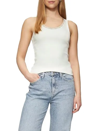 QS Ripptop mit Spitze am Ausschitt