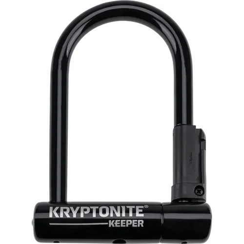 Kryptonite New-U Keeper 12 Mini-6 Fahrradschloss - Kompaktes Bügelschloss aus robustem Stahl, ideal für Stadtfahrten und sicheres Parken Ihres Fahrrads.