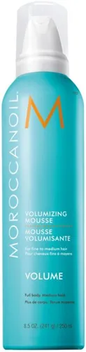 Moroccanoil Volumenschaum 250 ml - Hochwertiger Volumenschaum für kraftloses Haar, bietet sofortigen Volumeneffekt und flexiblen Halt ohne Rückstände. Angereichert mit Arganöl für optimale Pflege und seidigen Glanz.