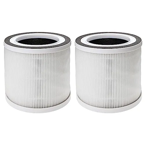 vhbw 2x Luftfilter kompatibel mit TCL Breeva A1, A1W Luftreiniger - Kombifilter Vorfilter + HEPA 13 + Aktivkohle