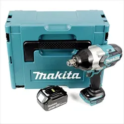 Makita DTW 1001 F1J Akku Schlagschrauber 18V - Akkuschrauber mit 1050Nm Drehmoment, ideal für Schwerlastanwendungen, inklusive 3Ah Akku und Koffer für einfache Aufbewahrung.