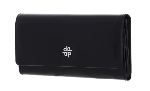 Picard Black Tie Geldbörse aus Rindsleder - Elegante Damen-Geldbörse aus glattem Rindsleder mit 12 Kreditkartenfächern und Reißverschlussfach, ideal für Ordnung und Stil.