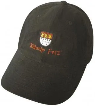 Fan-O-Menal Baseballcap mit Einstickung - Kölsche FETZ - 68904 schwarz