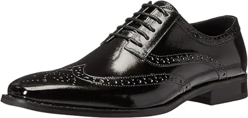 Stacy Adams Herren Tinsley Wingtip Schnürschuh Oxford, Schwarz, 43 EU