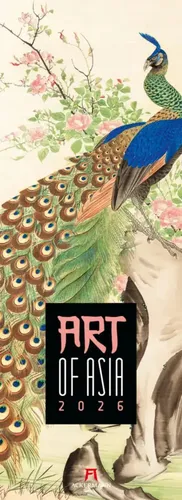 Art of Asia Kalender 2026 | Stilvoller Asien-Kalender mit Ukiyo-e Holzschnitten - Malerei-Kalender im schlanken Hochformat (24x66 cm) mit beeindruckenden japanischen Farb-Holzschnitten für Kunstliebhaber und Ästheten.
