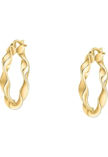 CHRIST Damen-Creolen 585er Gelbgold One Size 88776216 von Christ