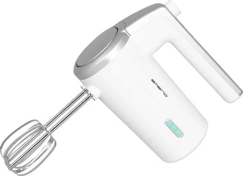 Emerio Handmixer HM-126681 Akku, 80 W - Kabelloser Genuss - Handmixer, kabellos mit 3 Geschwindigkeitsstufen und langlebigen Edelstahl-Rührstäben für beste Ergebnisse. Ideal für flexibles Kochen ohne Kabelsalat!