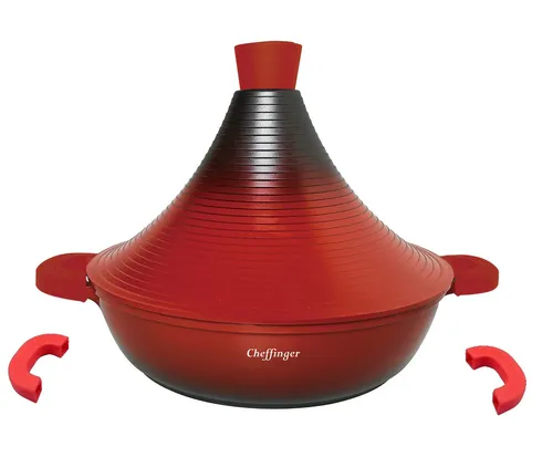 Cheffinger Kochtopf Aluguss Tajine Ø28cm