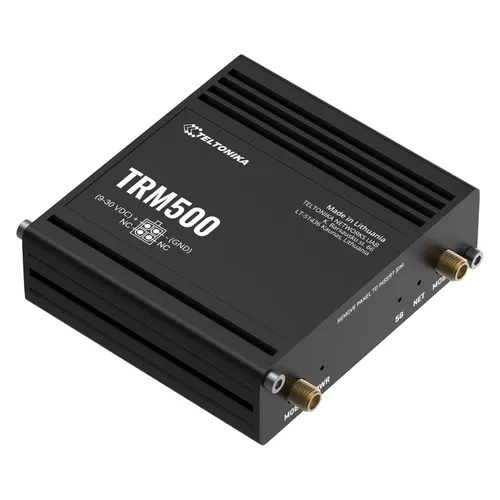 Teltonika TRM500 - 5G Wireless Router - Router für WWAN mit 5G, 4G, 3G - vielseitig montierbar an DIN-Schiene, Wand oder Oberfläche, ideal für flexible Netzwerklösungen.