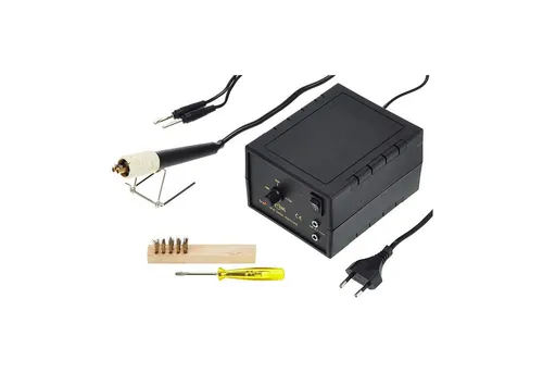 Selva Technik Kreativset Brandmalstation Brenn-Peter Junior 30W - Lötgeräte für kreative Kinder ab 5 Jahren, ideal zum Erlernen von Brandmalerei und kreativen Projekten.