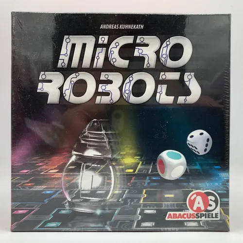 Micro Robots | Party- Mitbringspiel für 2 oder mehr Spieler ab 8 | Abacus Spiele
