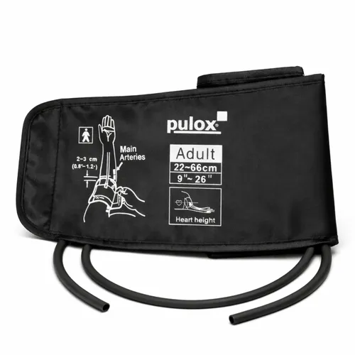 Pulox Blutdruckmanschette 22-66 cm – Universal Doppelschlauch
