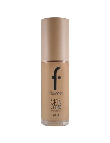 Flormar Skin Lifting Foundation mit straffender Wirkung & SPF30 – Feuchtigkeitsspendendes Make-up mit Hyaluron & Kollagen – Natürliches Finish für reife & trockene Haut – 130 Spiced Sand