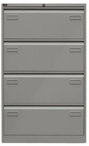 Bisley Hängeregisterschrank Light in Silber - H 132 x B 80 x T 62 cm - Der Bisley Hängeregisterschrank