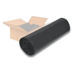 Reißfeste Müllsäcke Typ 60 - 250 Stück - Müllbeutel aus LDPE Regenerat, ideal für leichte bis mittelschwere Abfälle, perfekt für Wertstoffsammlung und Restmüll.