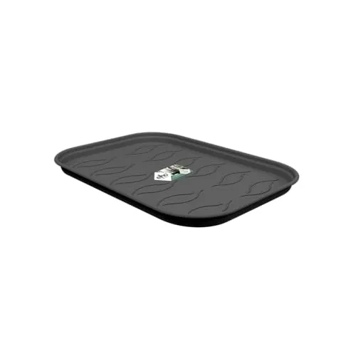 elho Green Basics Anzucht Untersetzer 51 - Untersetzer für Züchten und Ernten - Ø 51.0 x H 2.4 cm - Schwarz/Living Schwarz
