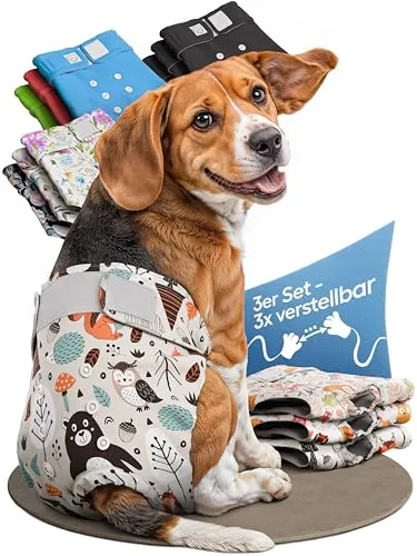 HUND IST KÖNIG Hundewindeln für Hündinnen (3 Stück) von HUND IST KÖNIG