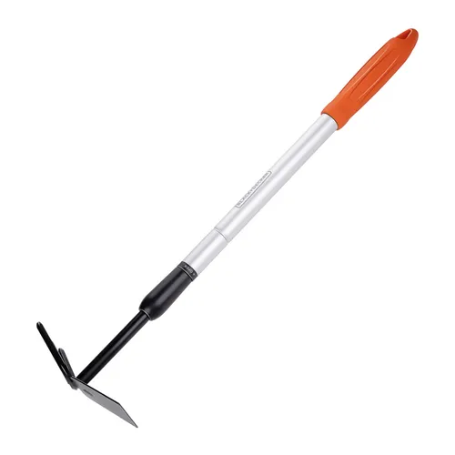 BLACK+DECKER Kultivator mit Hacke, Gartenharke und Hacke, Längenverstellbar 66-1