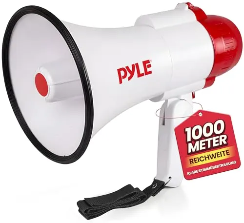 Pyle PMP30 Megafon Rot 30 Watt von Pyle