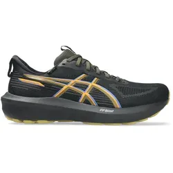ASICS GT-1000 14 GTX Stabilitätsschuh Herren - Schwarz, Caramel, Größe 42.5 - Laufschuhe mit GORE-TEX-Membran für wasserdichten Komfort und LITETRUSS-Technologie für optimale Stabilität bei Überpronation – ideal für jedes Wetter und ganzjährige Nutzung.