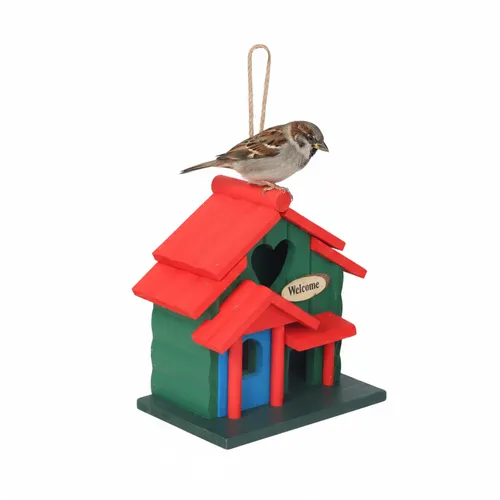 Vogelhäuschen Grau von Relaxdays